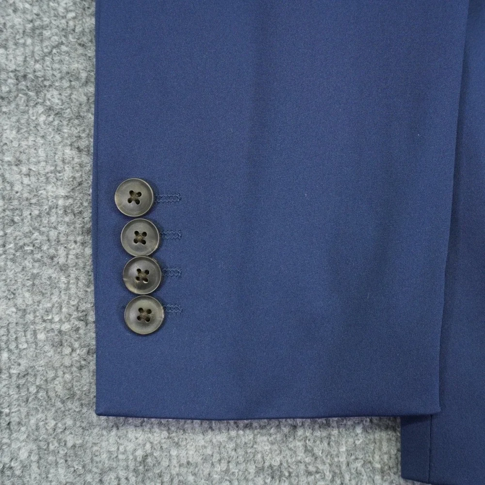 Rhone Commuter Blazer Mens Large Blue Performance Stretch Travel Sport Jacket